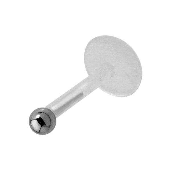 עגיל טראגוס / מונרו / לברט - ראש סיכה מכסף