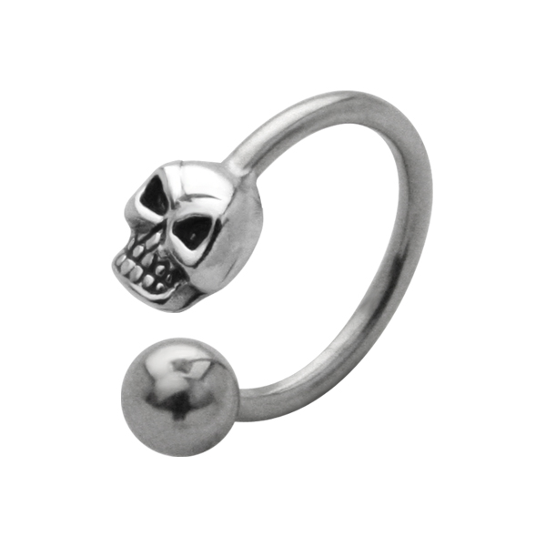 עגיל טבור - טבעת גולגולת