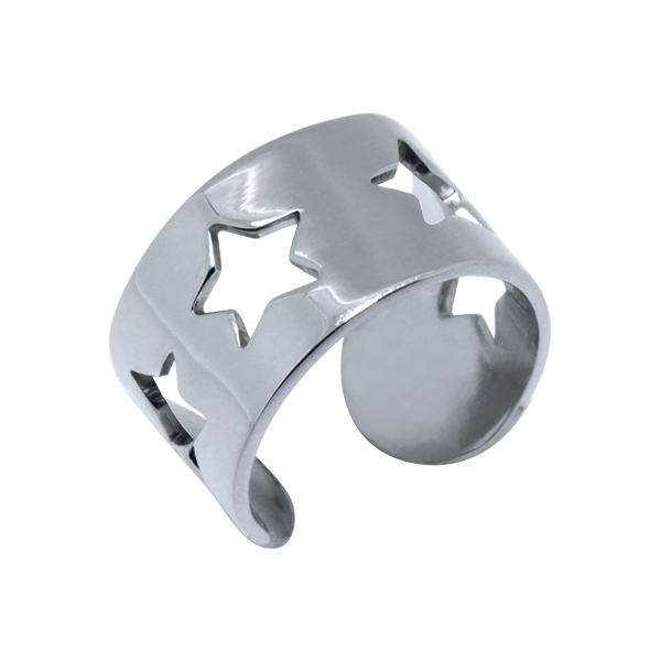 עגיל קליפ - עיטור כוכבים