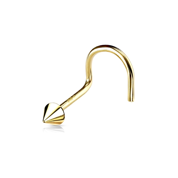 נזם זהב - קונוס