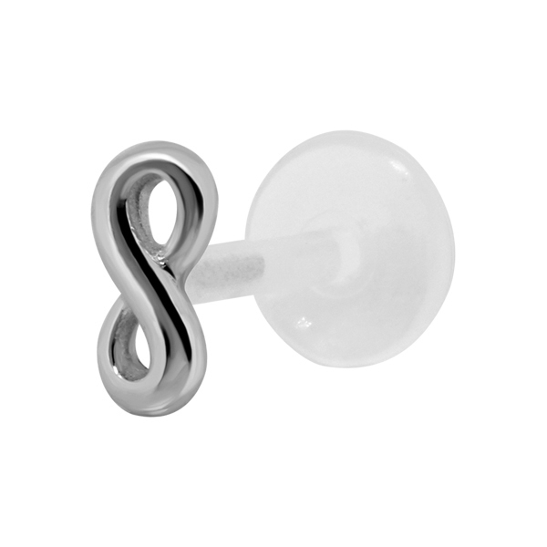 עגיל טראגוס / לברט - כסף אינפיניטי