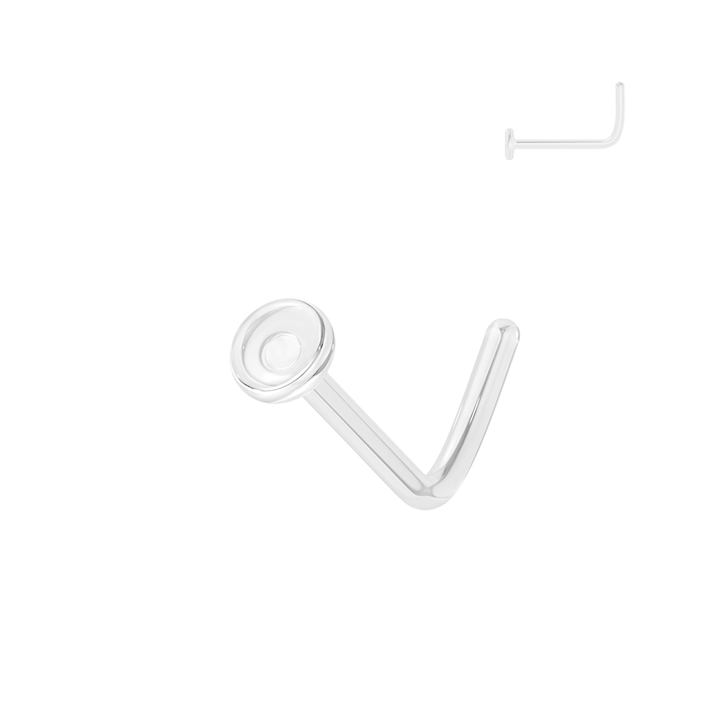 נזם אף - דיסק שקוף GLASS